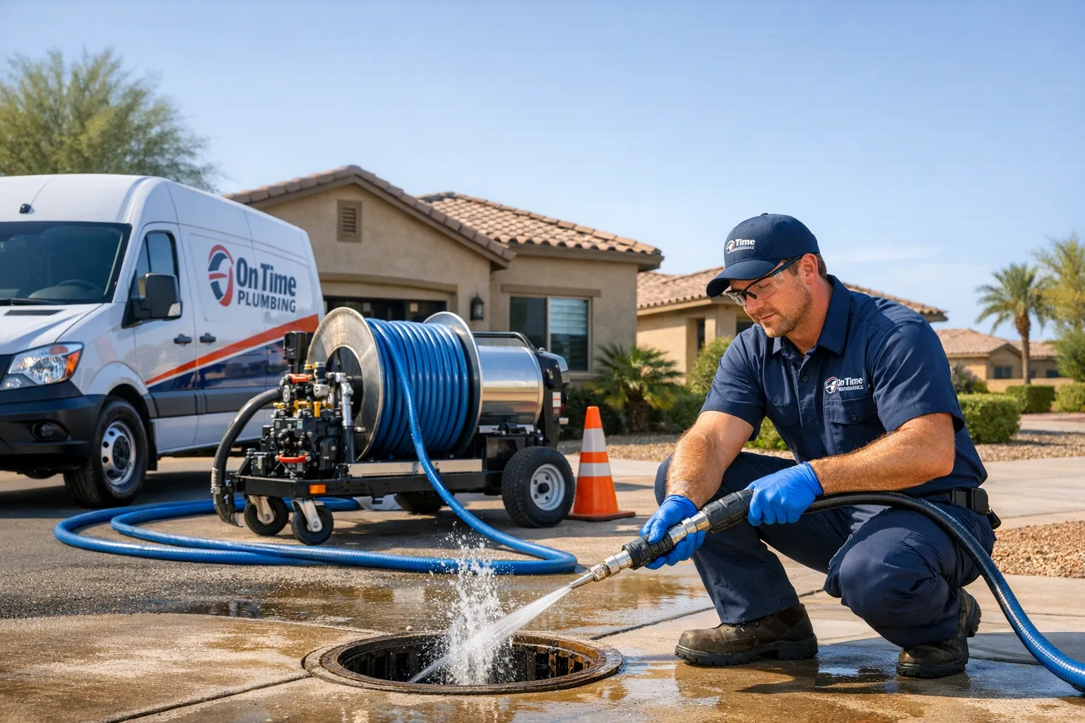 Hydro Jetting Services in Goodyear AZ for Tough Drain and Sewer Line Blockages