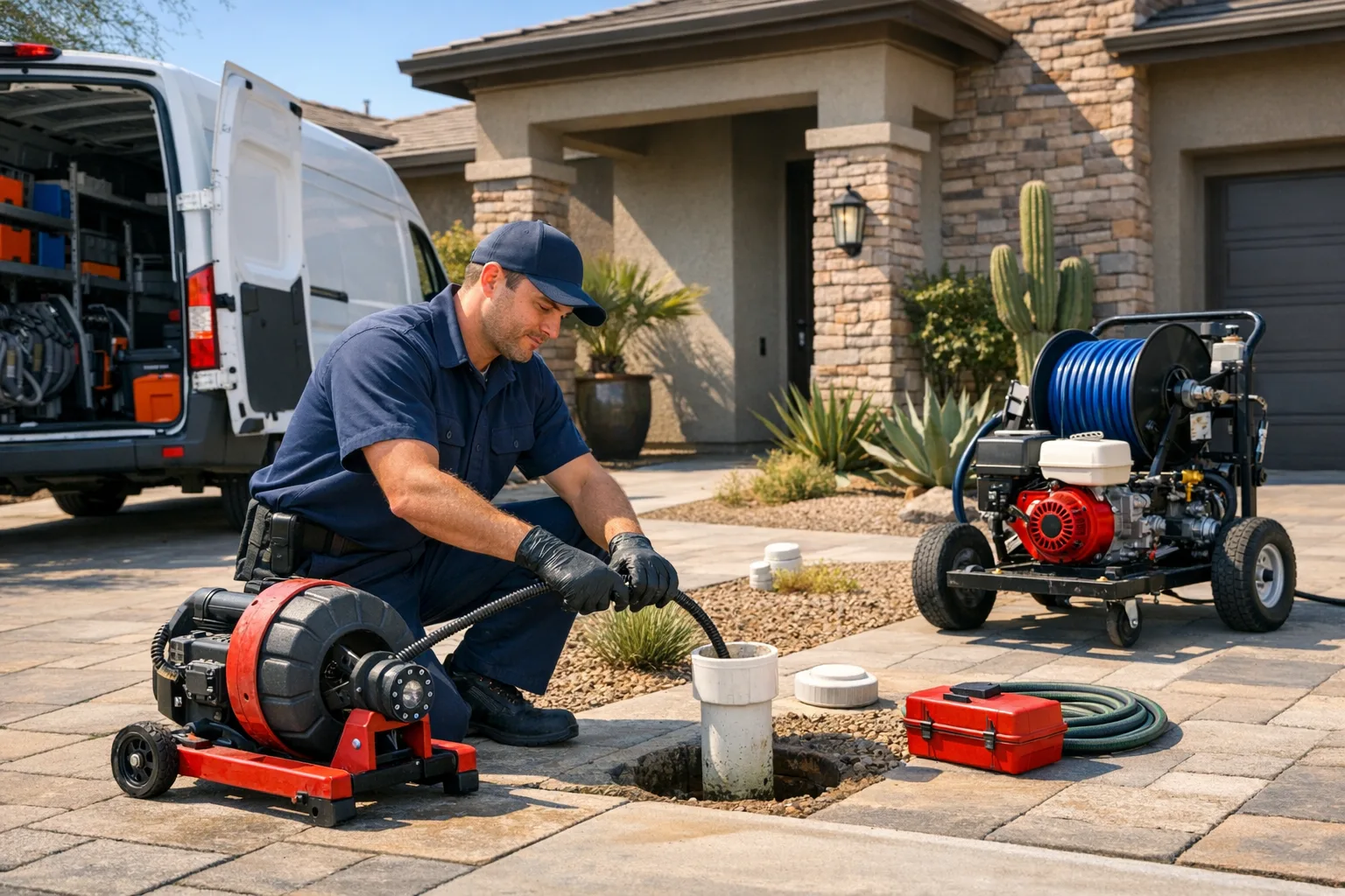 Main Sewer Line Cleaning in Goodyear, AZ From Goodfellas Plumbing
