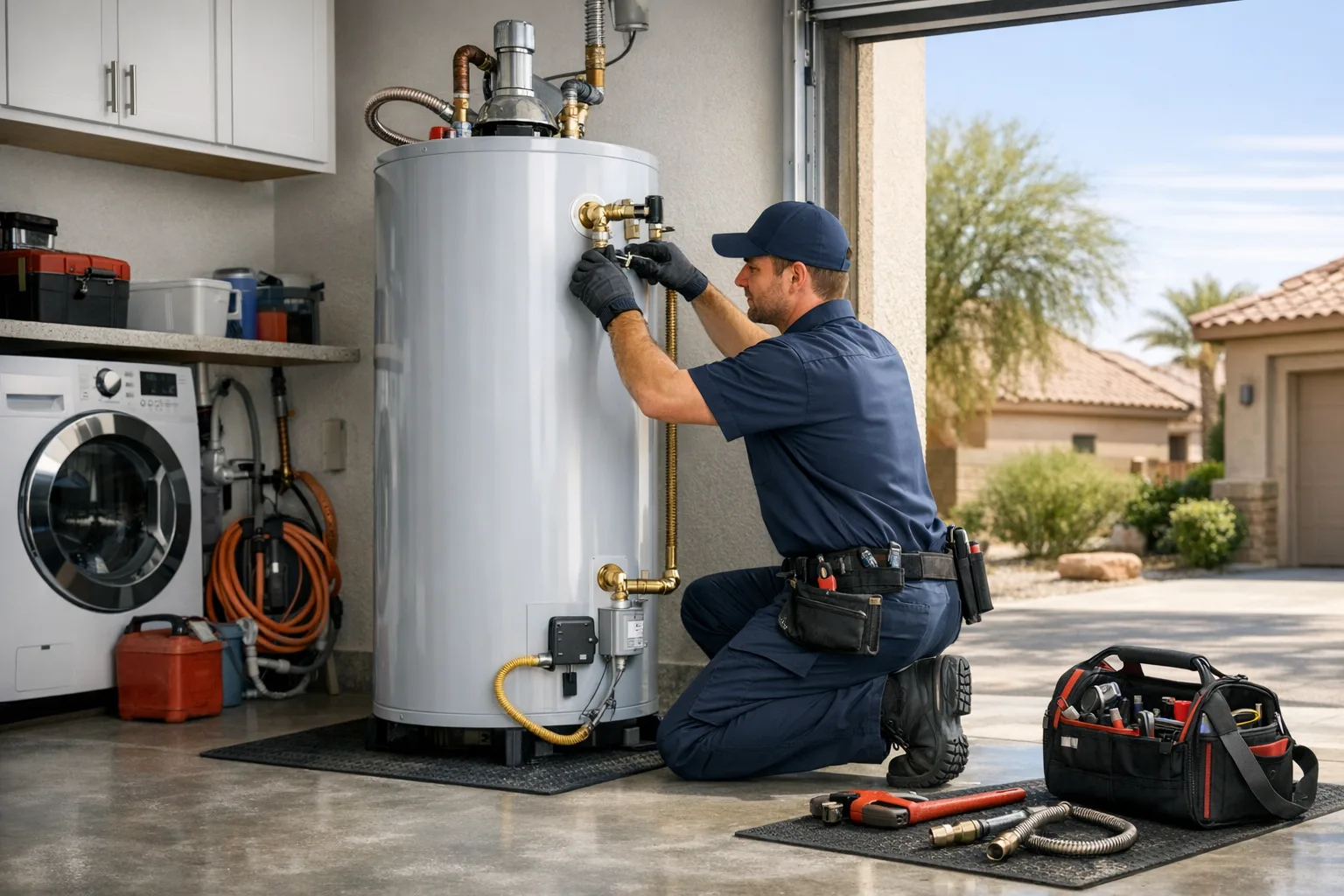 New Water Heater Installation in Goodyear AZ | Fast, Professional Service from Goodfellas Plumbing