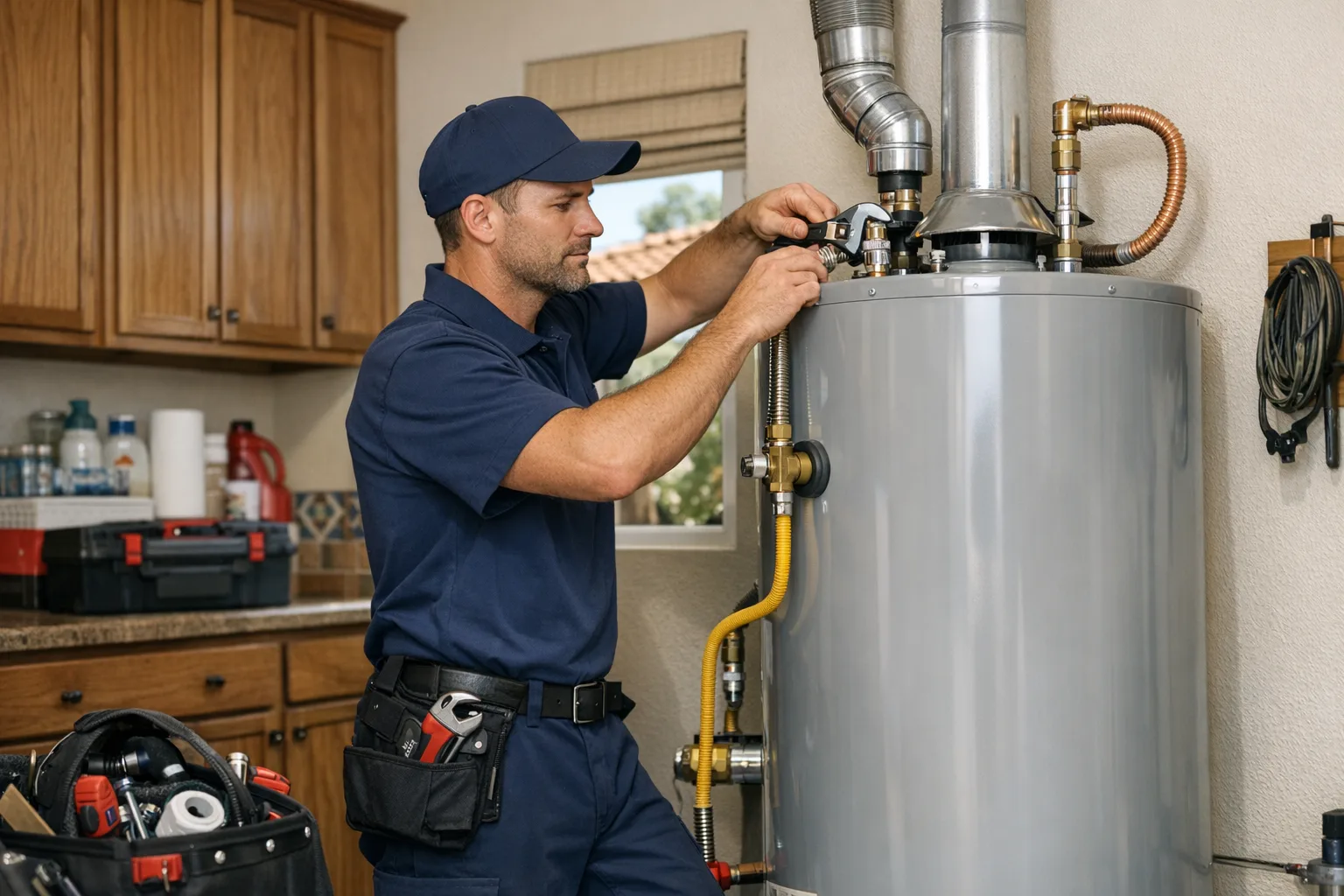 New Water Heater Installation in Goodyear AZ From Goodfellas Plumbing