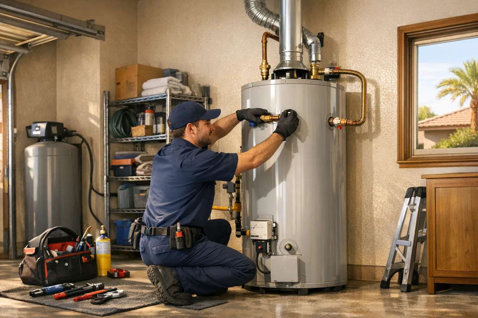 New Water Heater Installation in Goodyear AZ | Goodfellas Plumbing