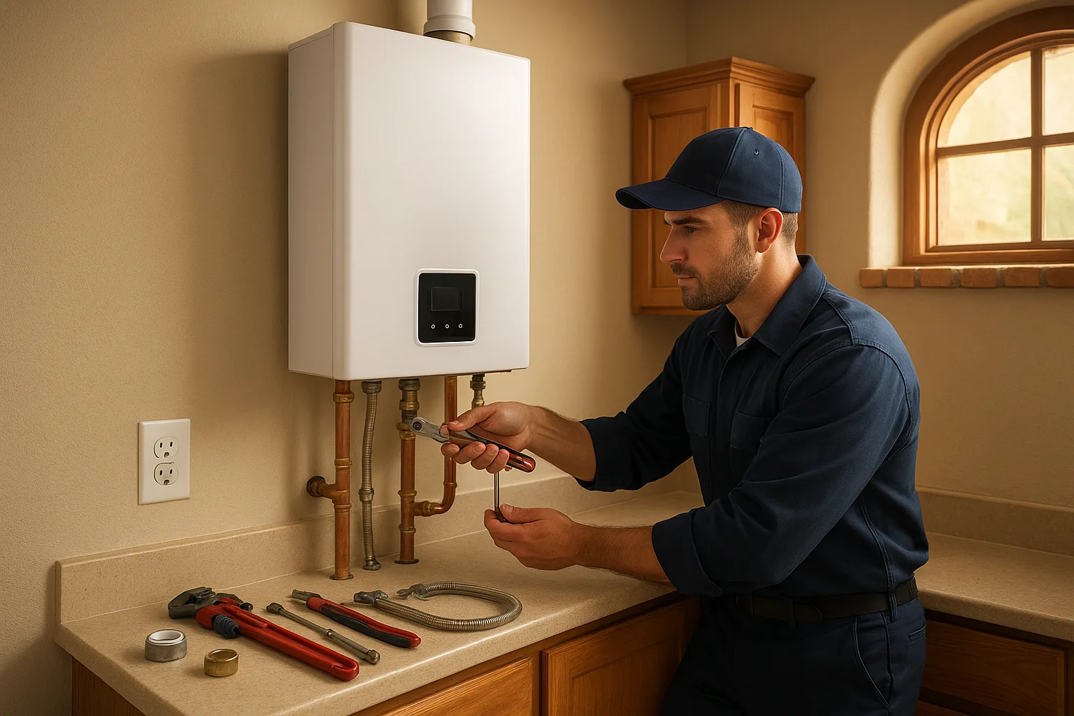 Tankless Water Heater Installation in Goodyear, AZ | Goodfellas Plumbing