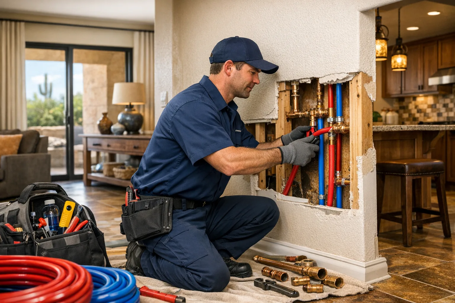 Whole Home Repiping Services in Arizona: When Phoenix and Goodyear Homeowners Should Call Goodfellas Plumbing